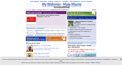Desktop Screenshot of mywolomin.pl