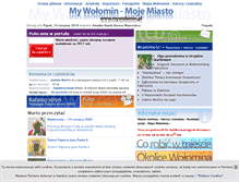 Tablet Screenshot of mywolomin.pl